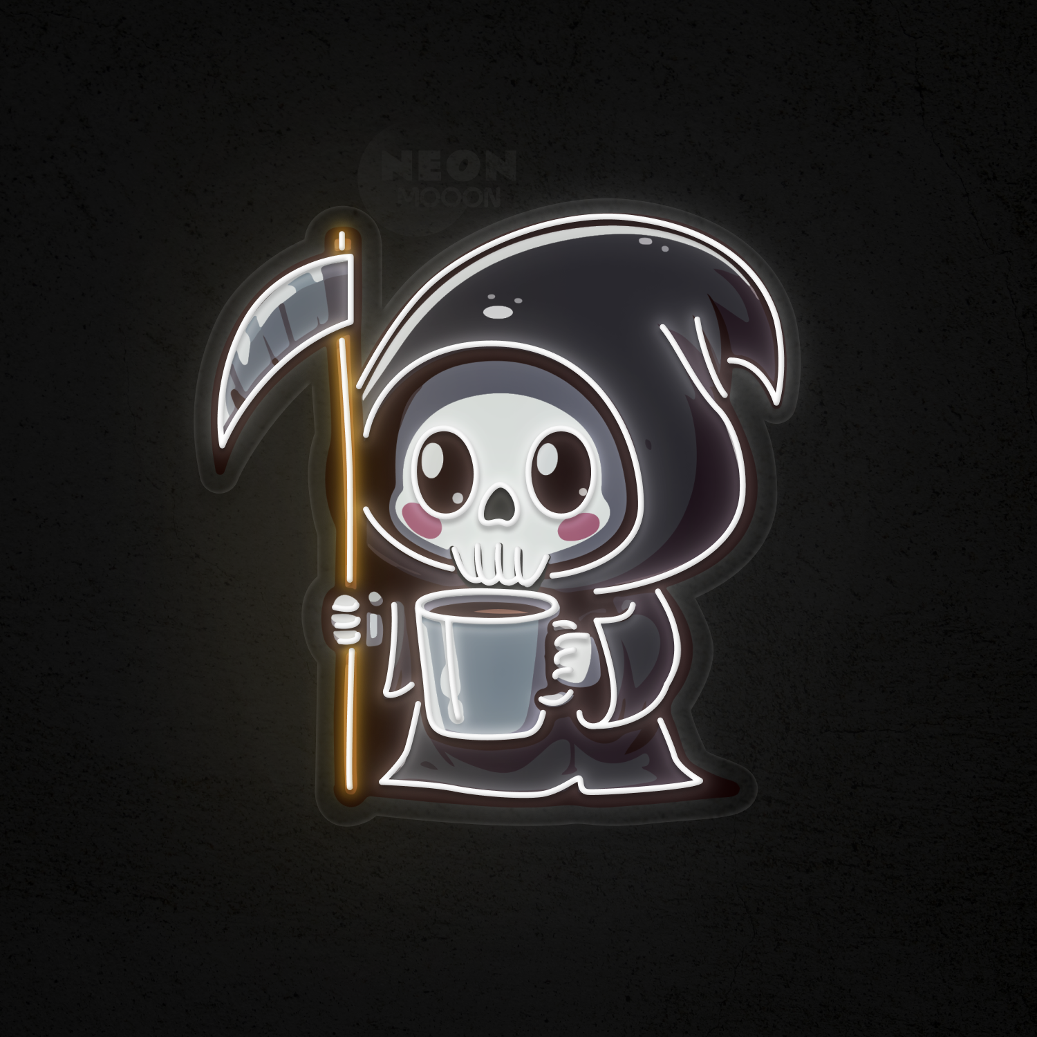 Cute baby Grim Reaper