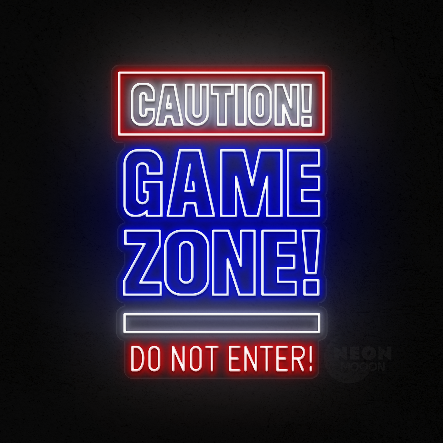 Caution! Game zone do not enter!