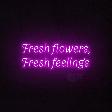 Fresh flowers, Fresh feelings