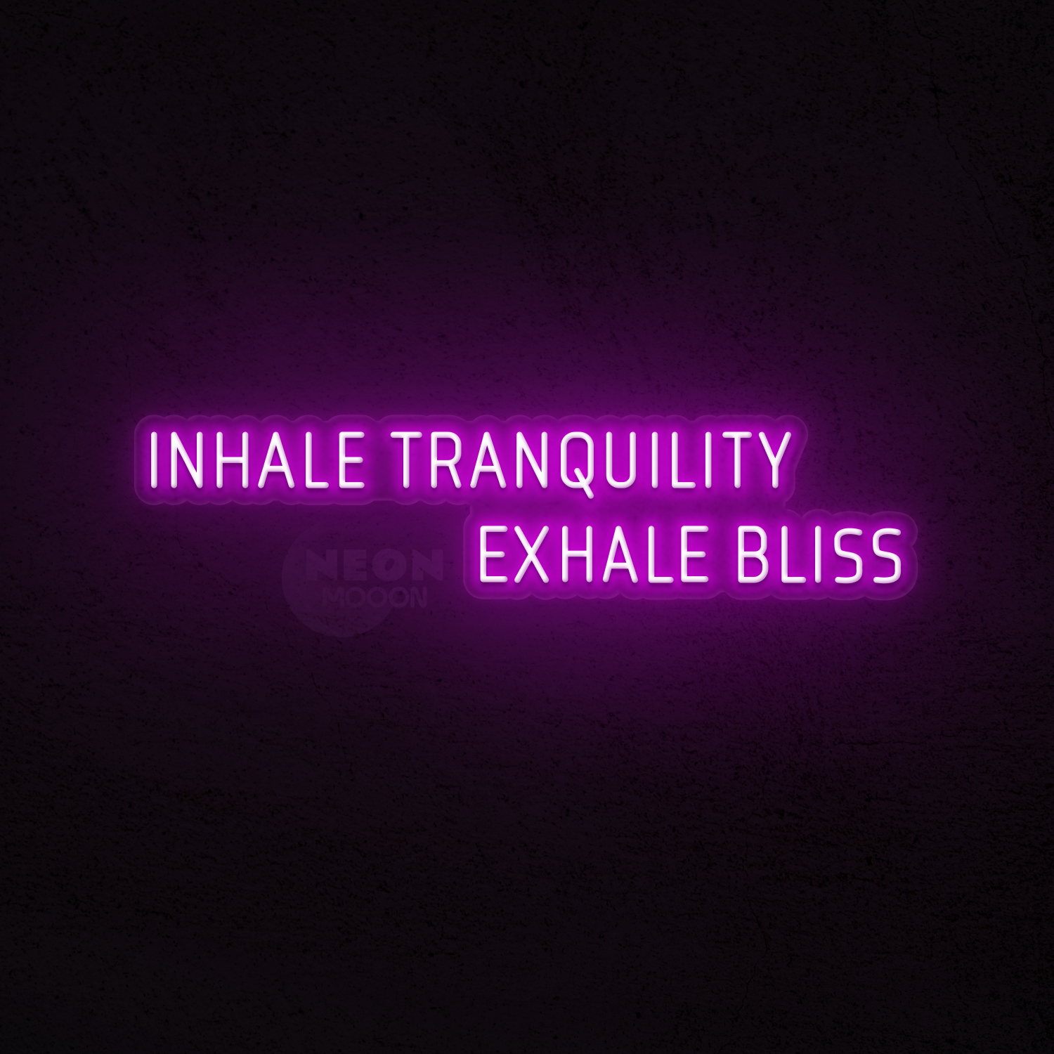 Inhale tranquility exhale bliss