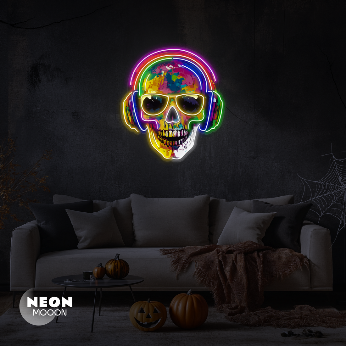 Skeleton Music Fan